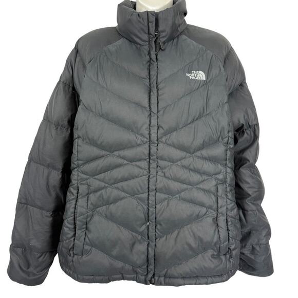 The North Face Jackets & Blazers - The North Face Aconcagua Gray Full Zip Puffer Coat Jacket Winter Womens sz XL